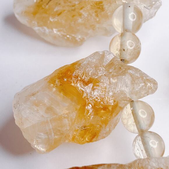 VTG Signed Barse Topaz Gemstone Necklace Sterling Silver Double Strand Chunky - Picture 10 of 10